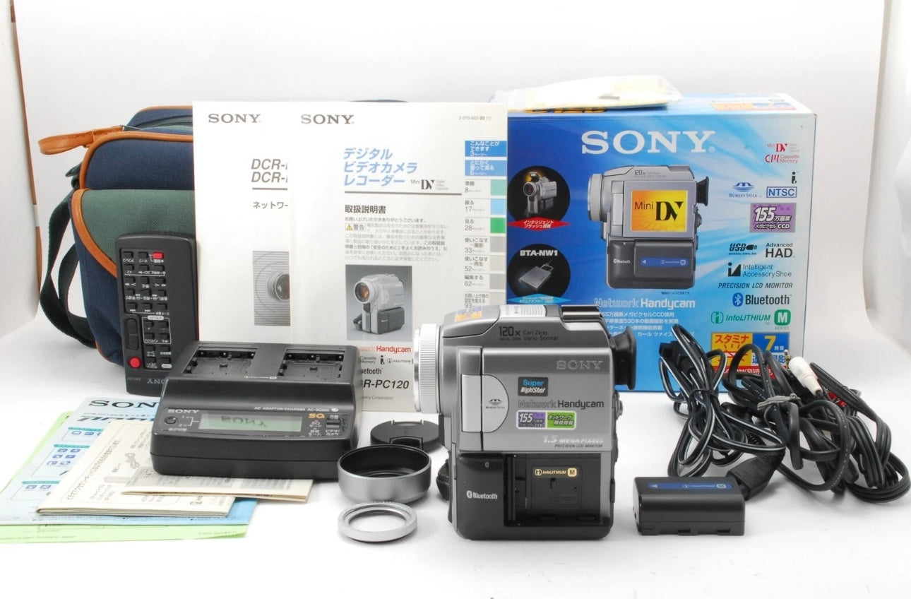 動作品　SONY miniDV HANDYCAM DCR-PC120 ④ Sony PAL MiniDV Handycam Camcorder - Video Transfer (DCR