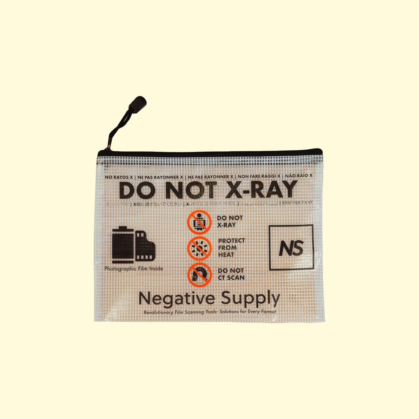 Negative Supply Do Not X-Ray Film Storage Bag